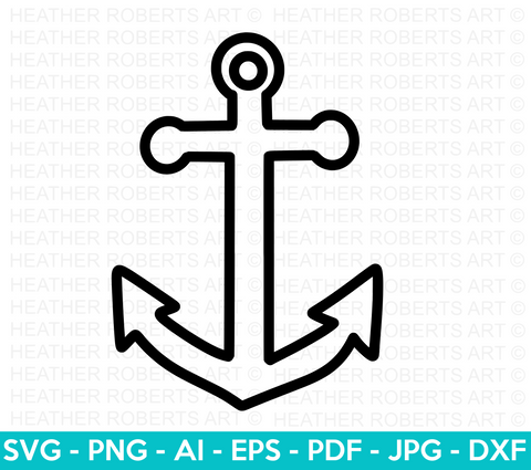 Anchor Outline SVG