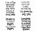 Funny Mom SVG Bundle