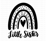 Sister Rainbow SVG Bundle