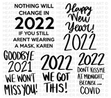 New Years 2022 SVG Bundle