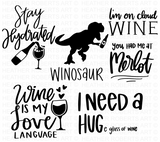 Funny Wine SVG Bundle