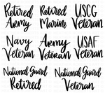 US Veteran SVG Bundle