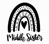 Sister Rainbow SVG Bundle