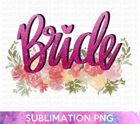 Bride Sublimation PNG