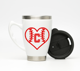 Baseball Softball Heart Monograms SVG Bundle