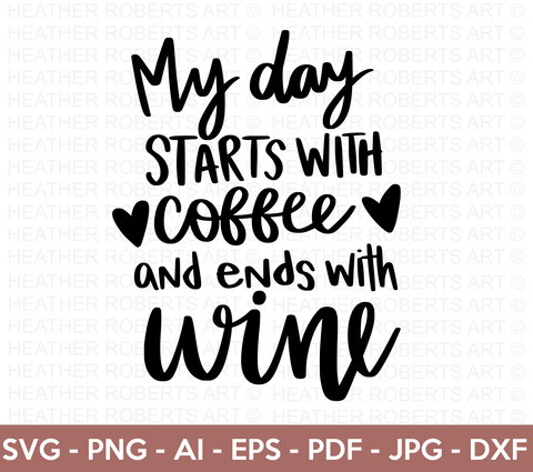 Starts with Coffee SVG