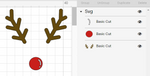 Reindeer Frame SVG