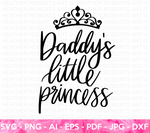 Daddy's Little Princess SVG