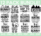 Easter (Black) SVG Bundle