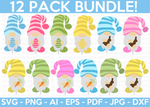 Easter Gnomes SVG Bundle