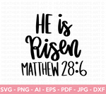 He Is Risen Y'all SVG