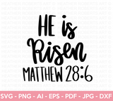 He Is Risen Y'all SVG