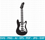 Electric Guitar SVG