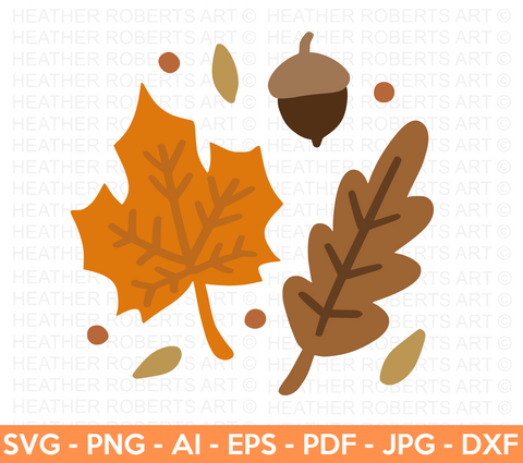 Fall Leaves SVG