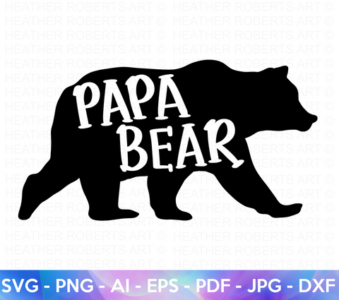 Papa Bear SVG