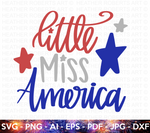 Little Miss America SVG