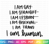 I am Human SVG