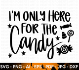 Only Here for the Candy SVG
