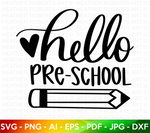 Hello Pre-school SVG