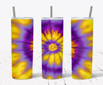 20 Oz Tie Dye Skinny Tumbler Sublimation Wrap 19