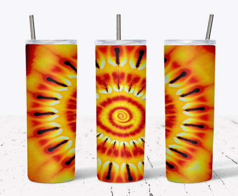 20 Oz Tie Dye Skinny Tumbler Sublimation Wrap 10