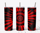 20 Oz Tie Dye Skinny Tumbler Sublimation Wrap 20