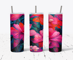 20 Oz Skinny Tumbler Wrap, Floral Tumbler Wrap 7