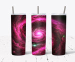 20 Oz Galaxy Skinny Tumbler Wrap - Pink