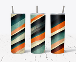 20 Oz Skinny Tumbler Wrap, Abstract Tumbler Wrap 3