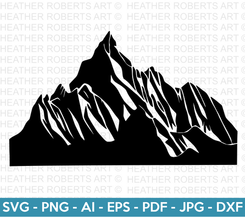 Mountain Silhouette SVG