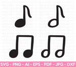 Musical Notes SVG Bundle