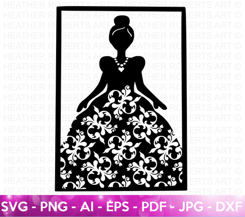 Quinceanera Invitation SVG