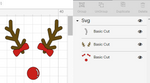 Reindeer Frames 2-Pack SVG Bundle