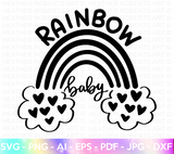 Rainbow Baby SVG