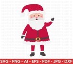 Santa Claus Layered SVG