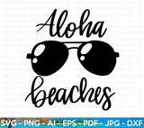 Aloha Beaches SVG, Summer SVG