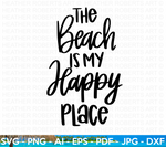 Beach is My Happy Place SVG