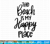 Beach is My Happy Place SVG