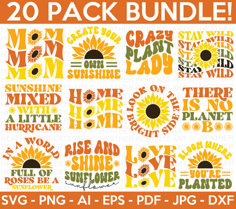 Sunflower SVG Bundle