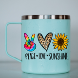 Peace Love Sunshine Sublimation PNG