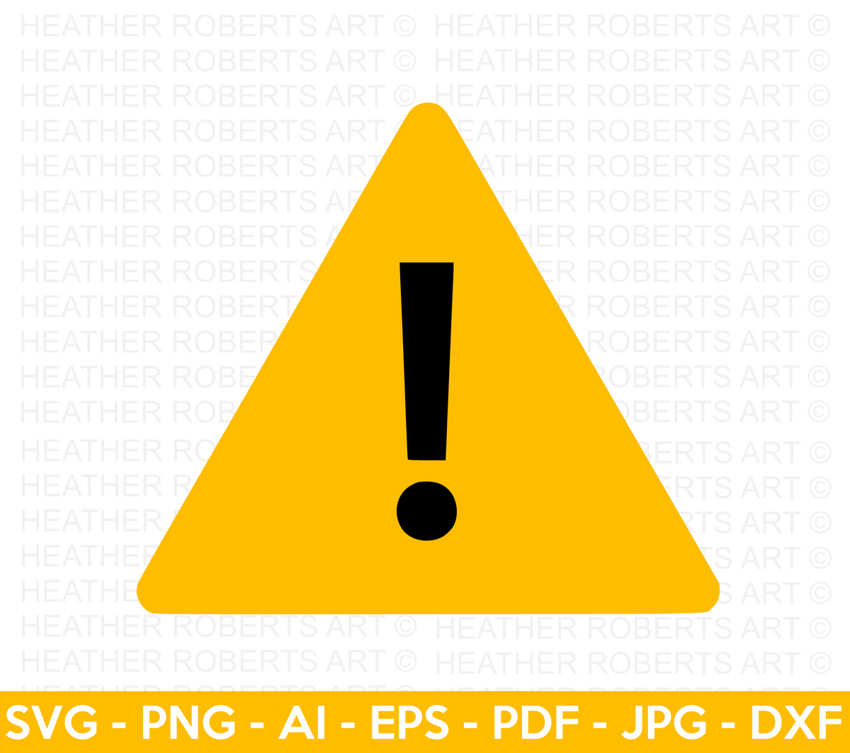 Yield Sign SVG – Heather Roberts Art