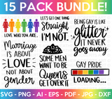 Gay Pride SVG Bundle