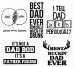 Funny Father's Day SVG Bundle