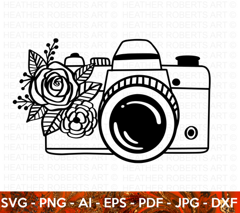 Flora Camera SVG