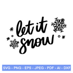 Let It Snow SVG