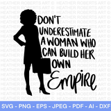 Black Business Woman SVG