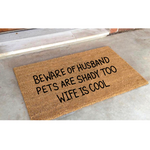 Funny Doormat - Wife Is Cool SVG