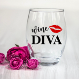 Wine Diva SVG