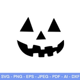 Pumpkin Face SVG