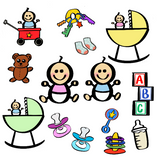 Baby Stick PNG Figures